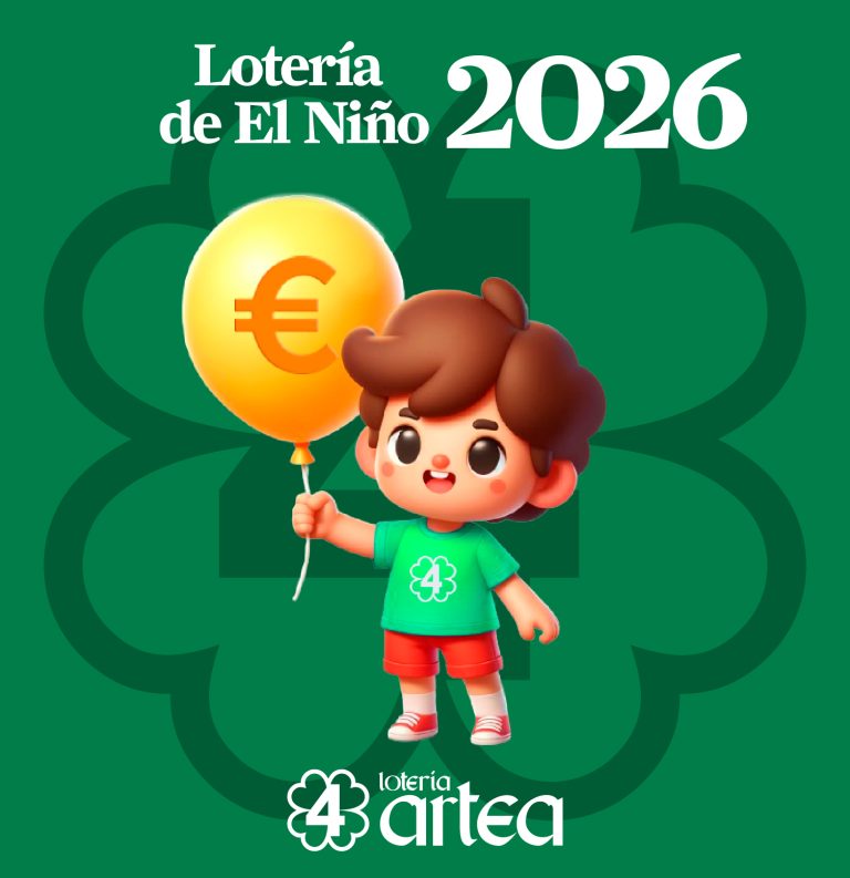 Lotería del Niño 2026: Disponible para comprar en Loteria Artea